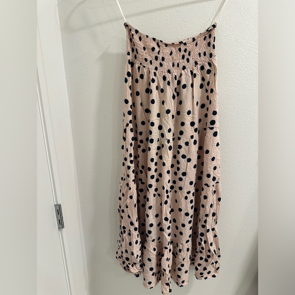 Alia Blue two piece (Coco top) and (Emilie skirt) polka dot set - Picture 3 of 7